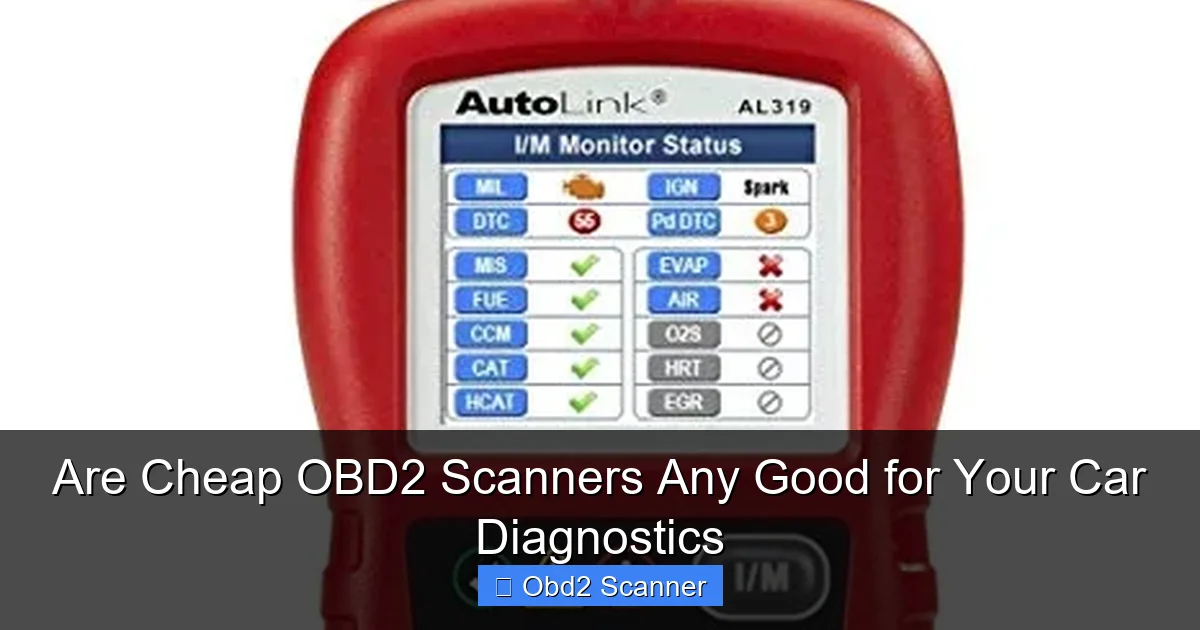 Are Cheap OBD2 Scanners Any Good for Your Car Diagnostics