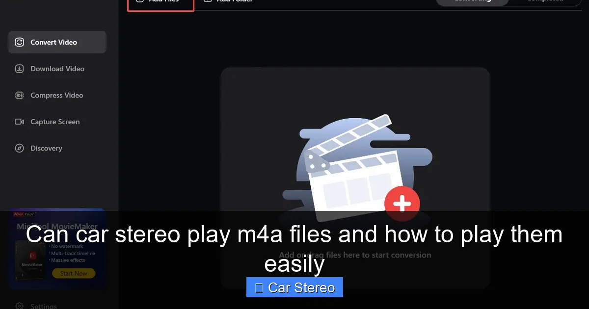 Can car stereo play m4a files and how to play them easily
