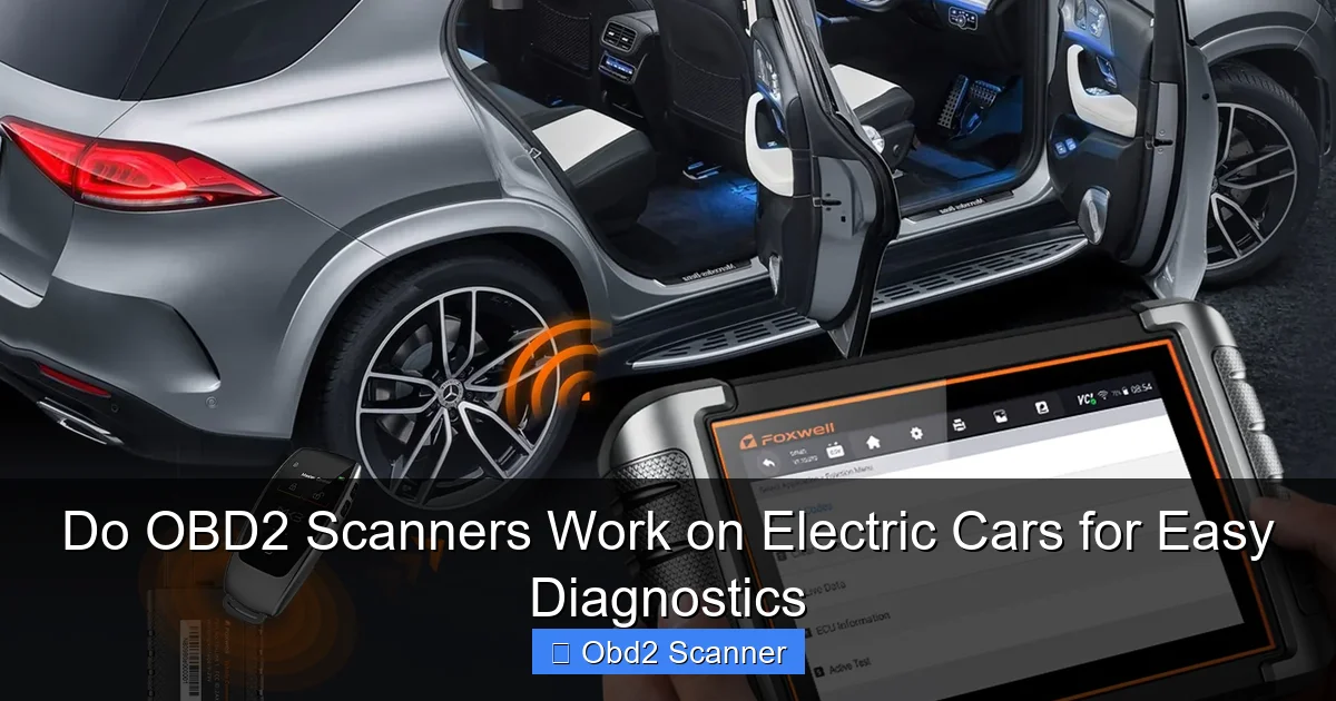 Do OBD2 Scanners Work on Electric Cars for Easy Diagnostics