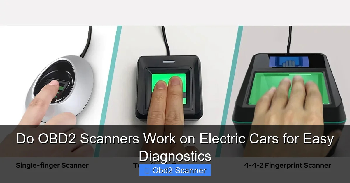 Do OBD2 Scanners Work on Electric Cars for Easy Diagnostics