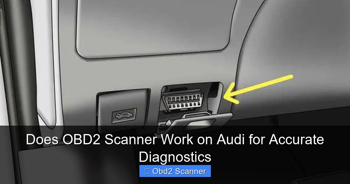 Does OBD2 Scanner Work on Audi for Accurate Diagnostics