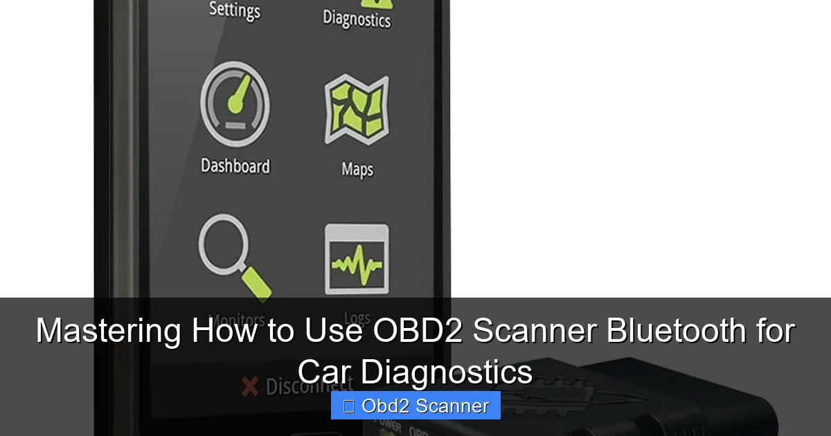 Mastering How to Use OBD2 Scanner Bluetooth for Car Diagnostics