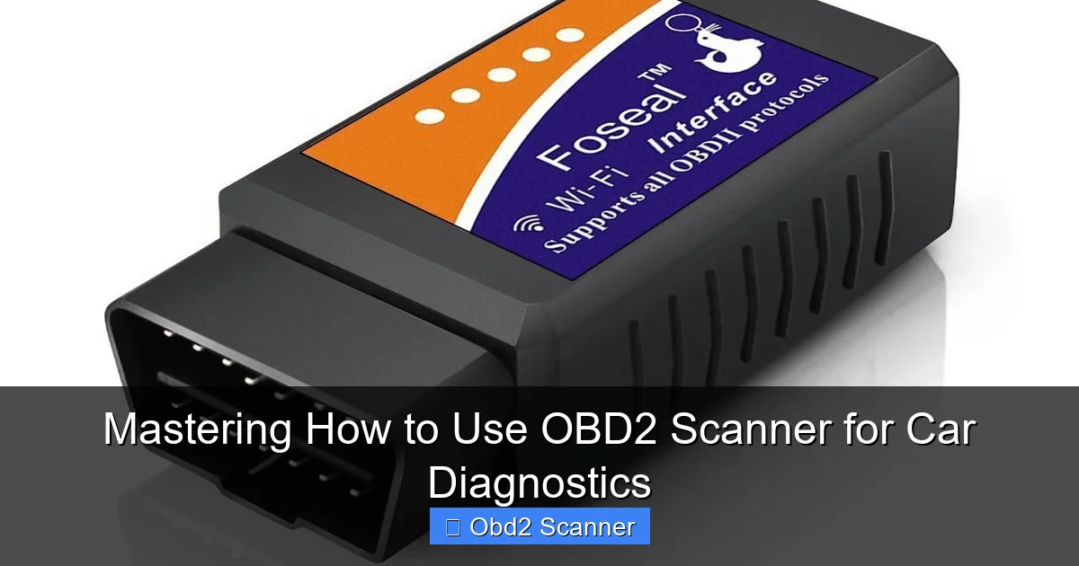 Mastering How to Use OBD2 Scanner for Car Diagnostics