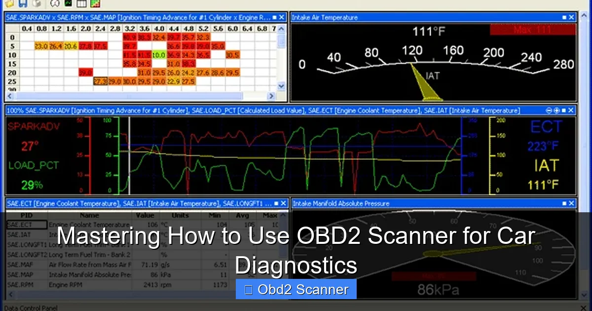 Mastering How to Use OBD2 Scanner for Car Diagnostics