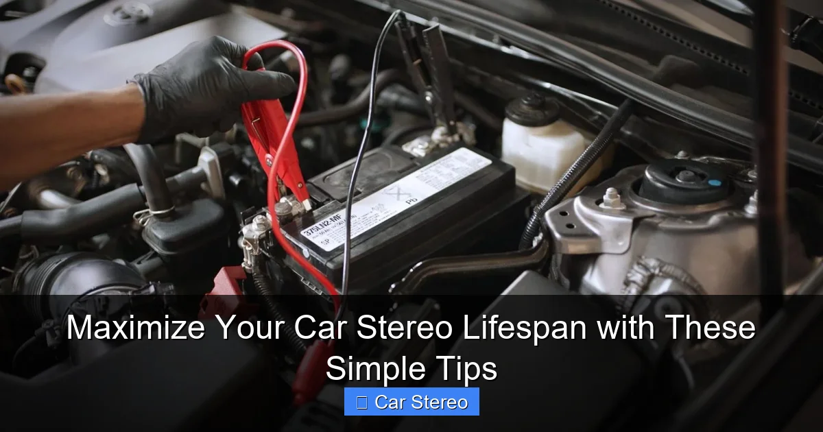 Maximize Your Car Stereo Lifespan with These Simple Tips