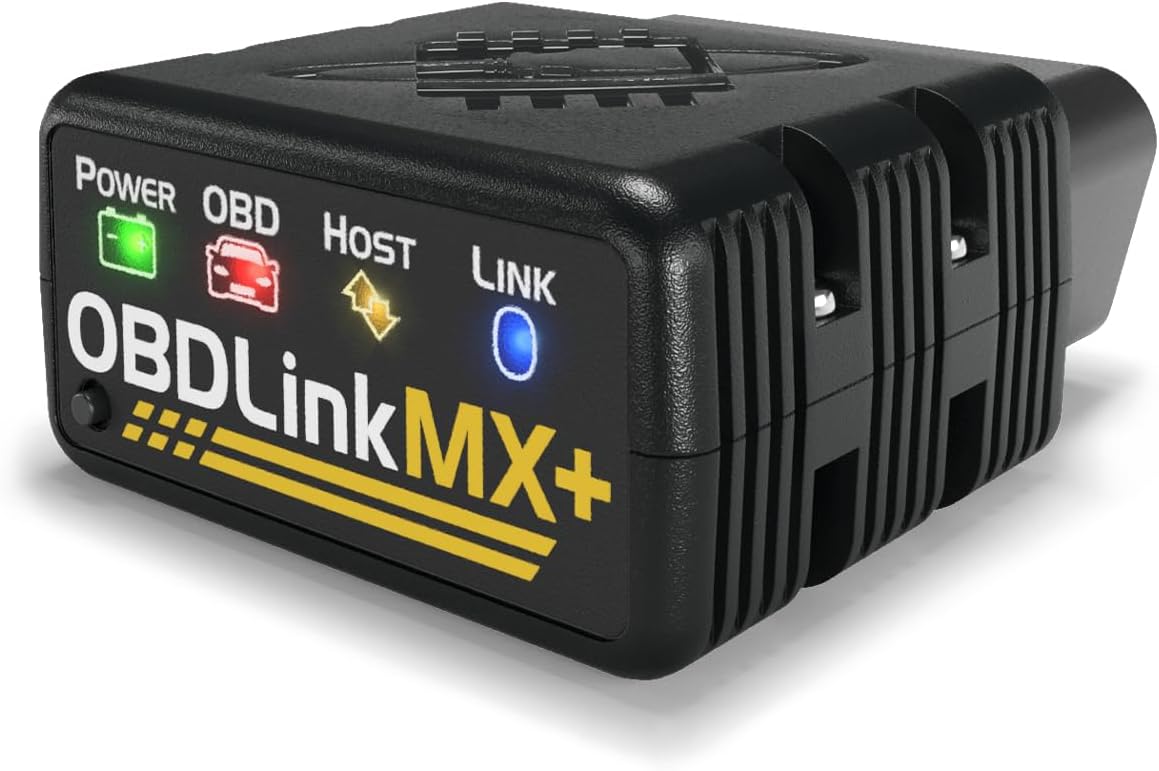 OBDLink MX Plus OBD2 Bluetooth scanner for iPhone Android Windows high
