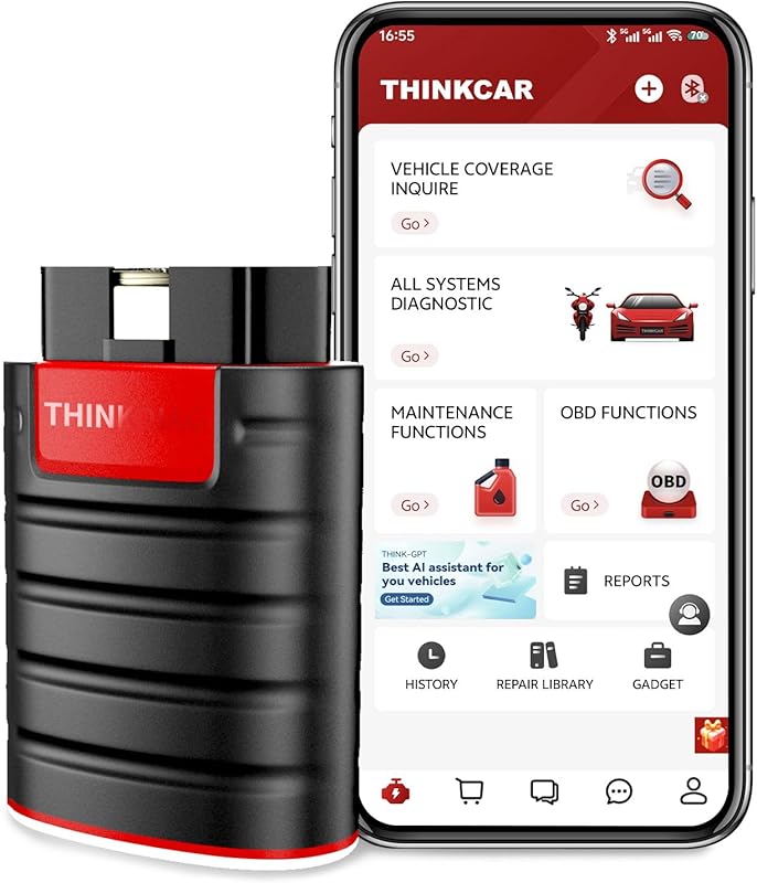 ThinkDiag OBD2 Bluetooth Bidirectional full system Diagnostic Scanner 