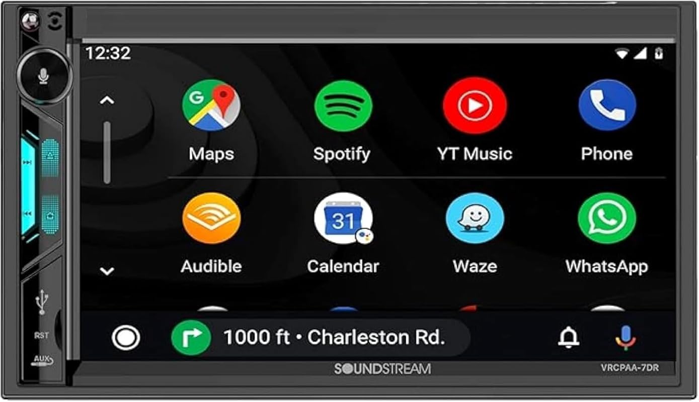 Soundstream VRCPAA-7DR 7-inch double-DIN touchscreen stereo with wirel
