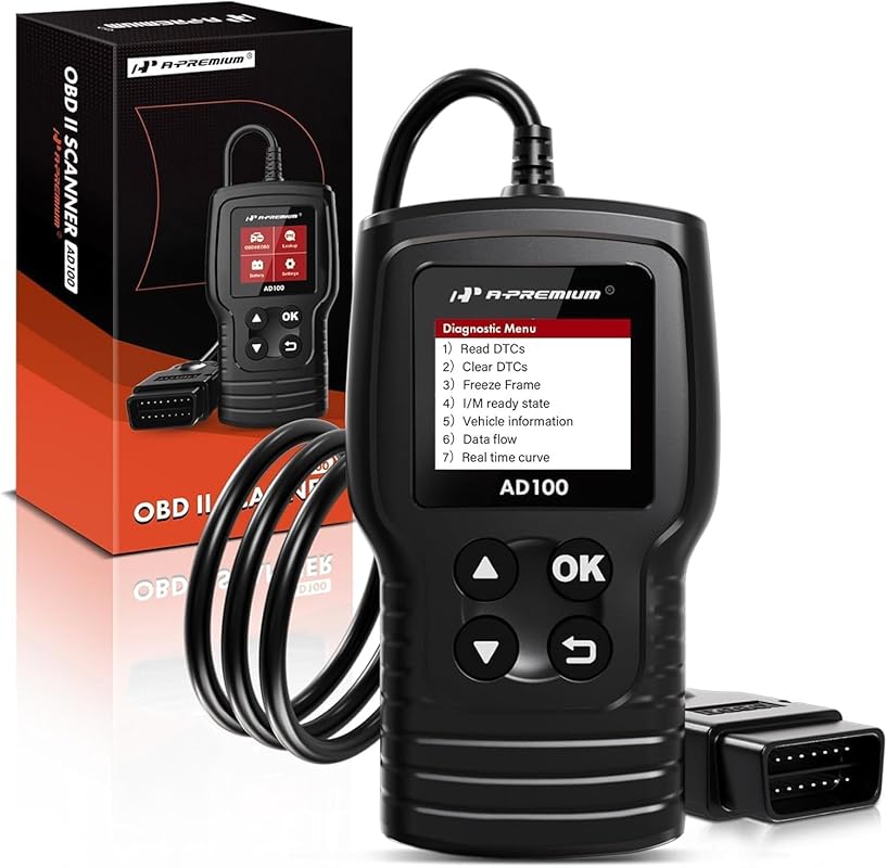 A-Premium AD100 Universal OBD2 Scanner Code Reader OBDII/EOBD/CAN Live