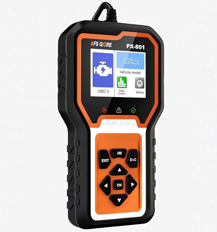 OBD2 Scanner Code Reader for Check Engine, ABS, SRS, SAS with Vehicle 