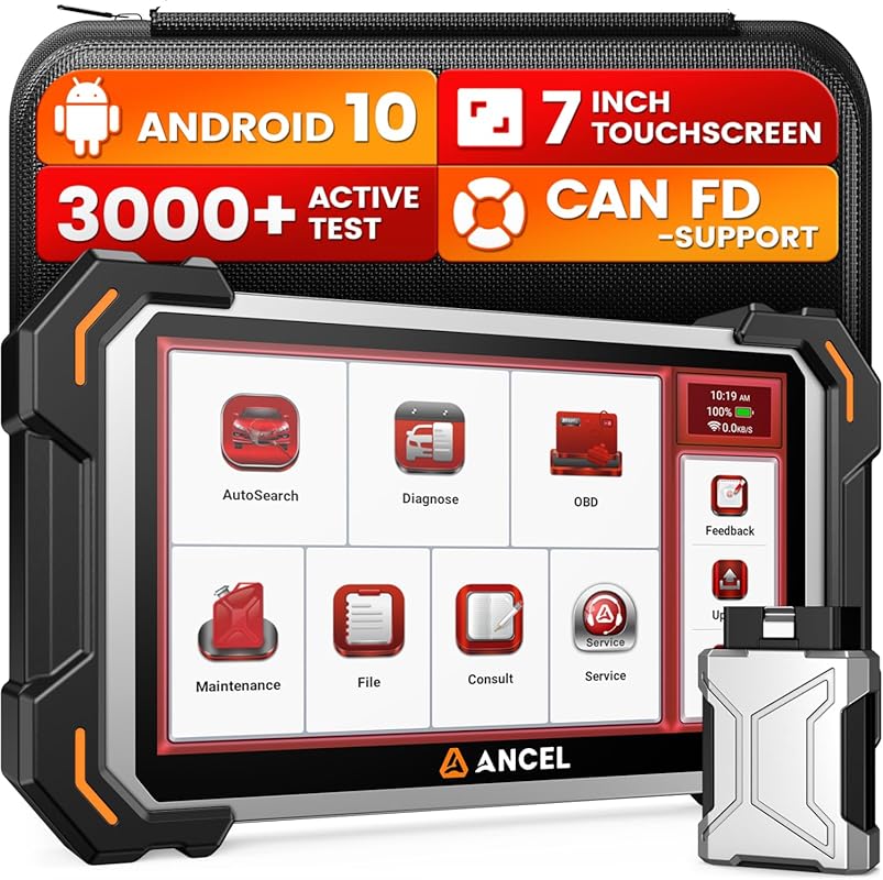 ANCEL DS500BT bidirectional scan tool system diagnostics, 28 services,