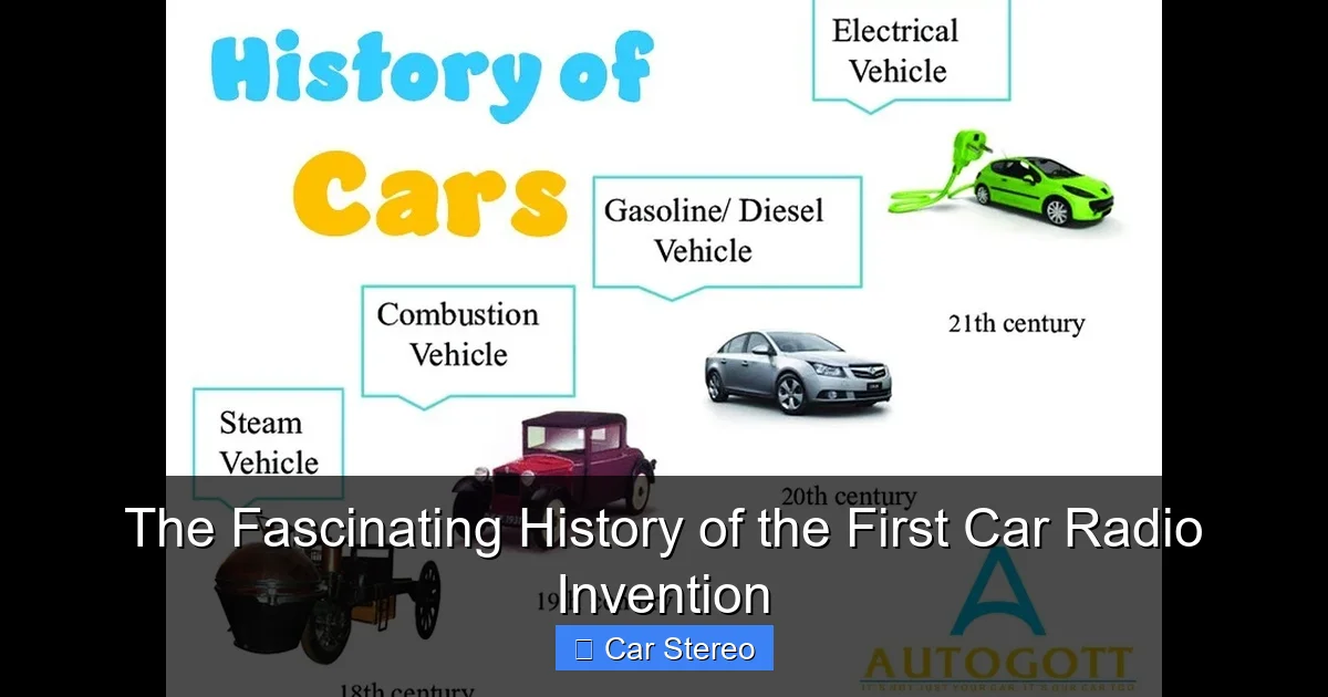 The Fascinating History of the First Car Radio Invention