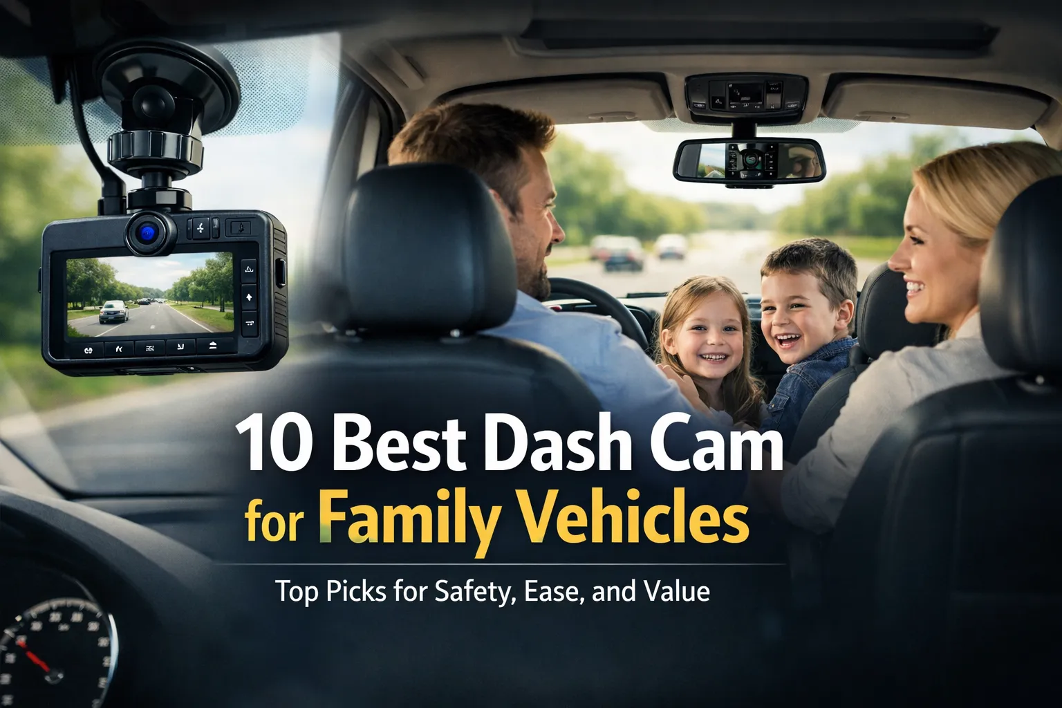 9 Best Dash Cam for Family Vehicles: Top Picks for Safety, Ease, and Value