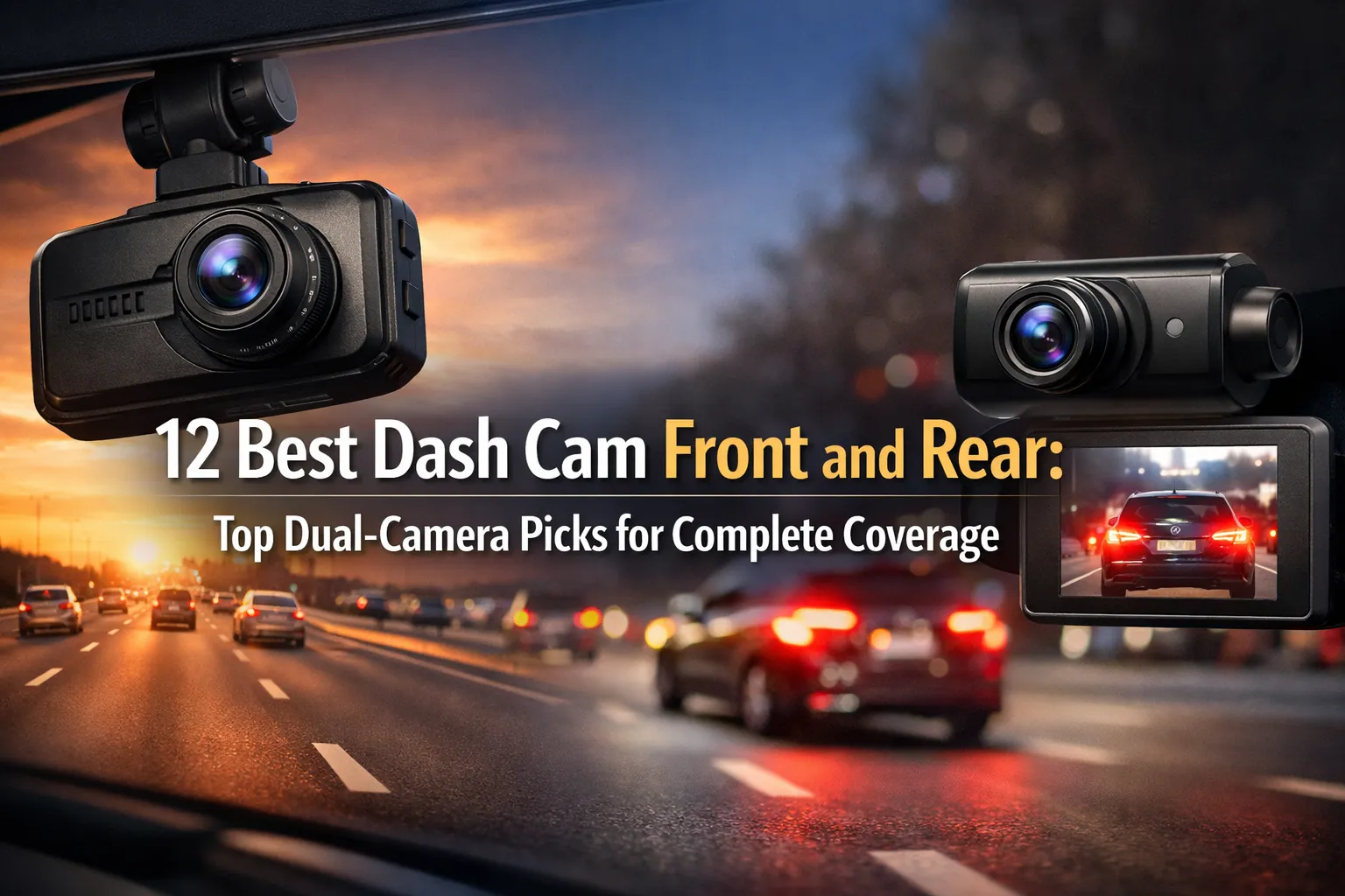 12 Best Dash Cam Front and Rear: Top Dual-Camera Picks for Complete ...