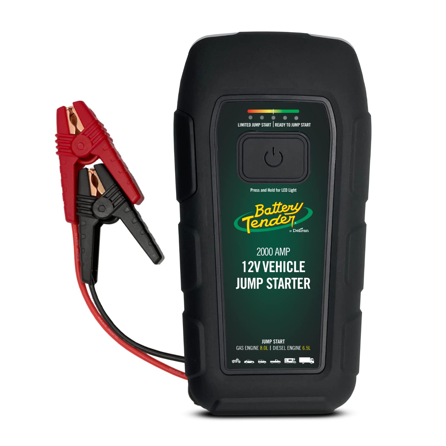 Battery Tender 2000 AMP Lithium Jump Starter - 16000mAh Portable Power Station -