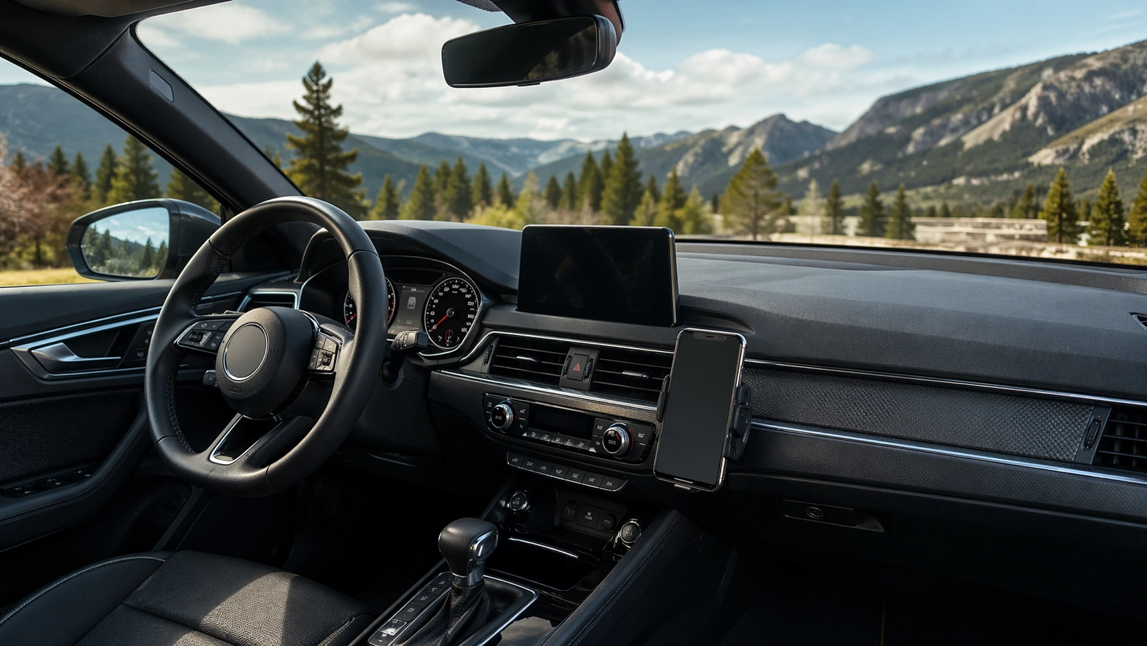 where should phone mount be placed