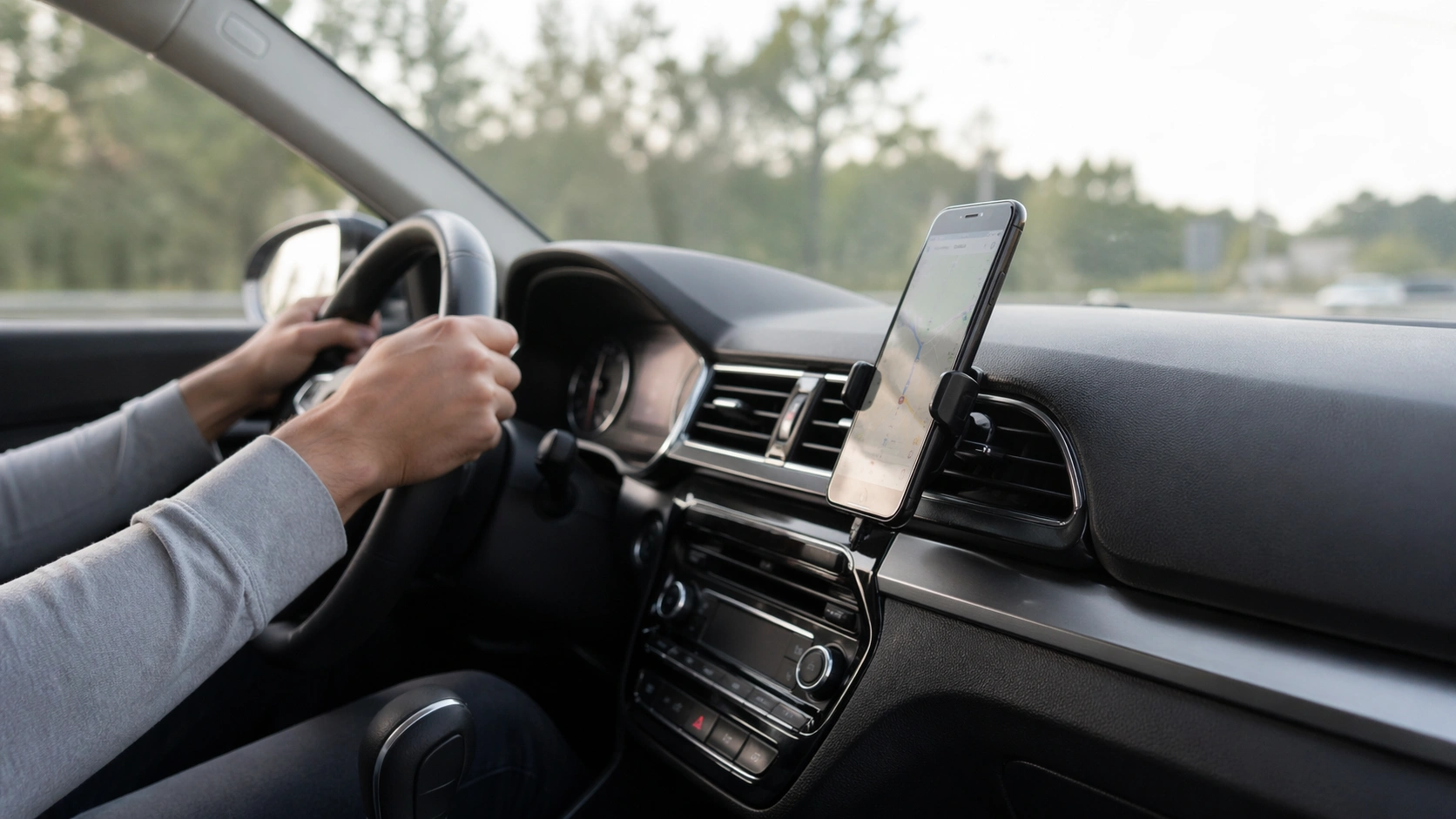 car interior phone mount ideas