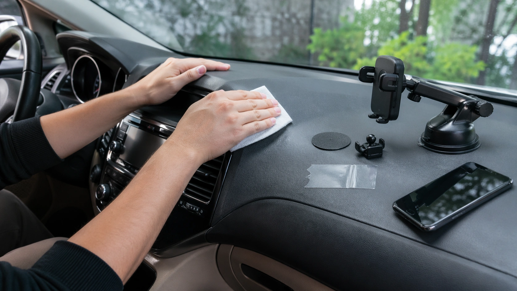 car phone holder installation checklist