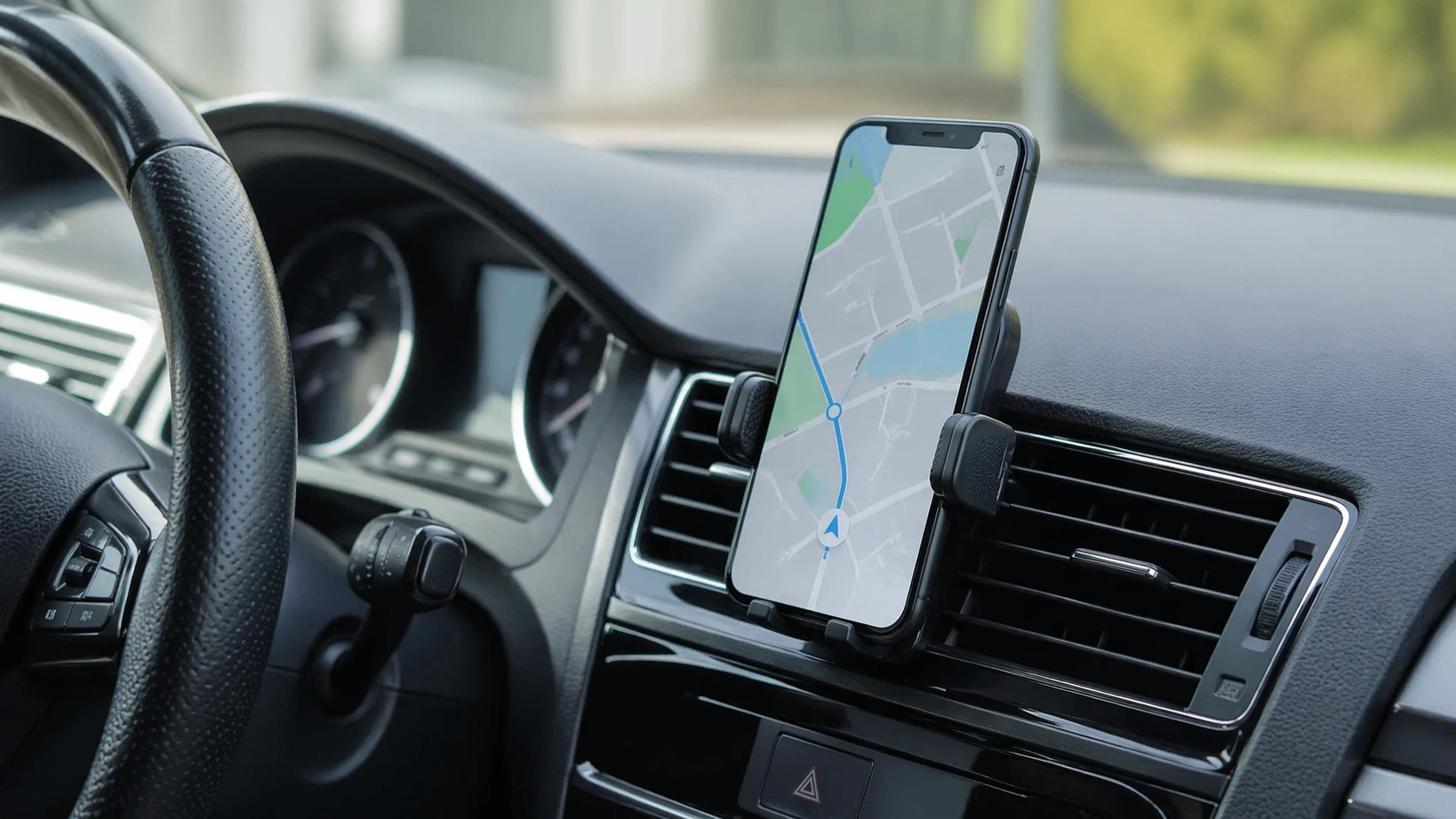 phone mount placement for long drives