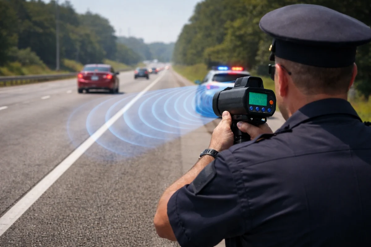 how radar guns measure speed
