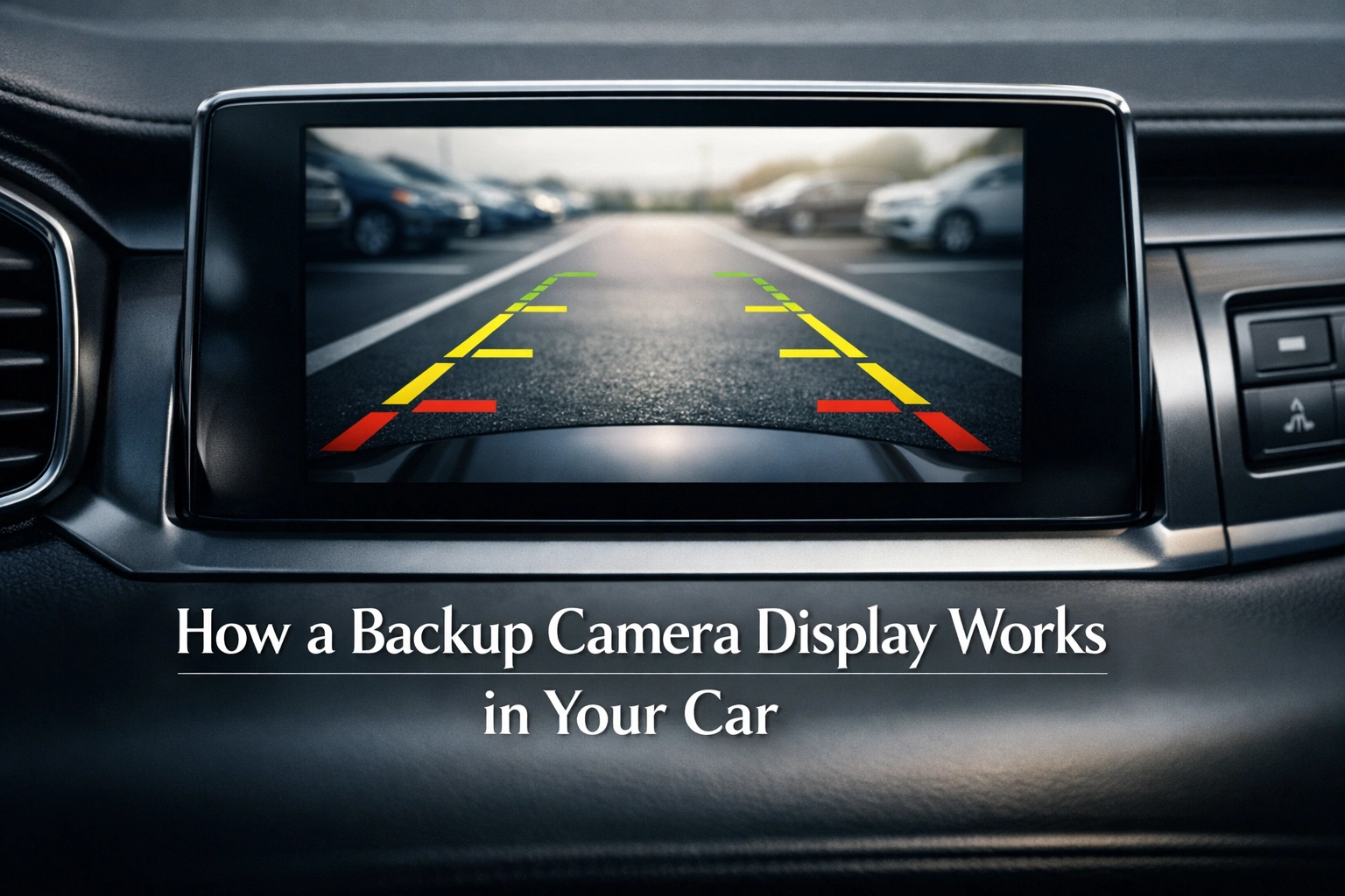 How to Interpret Backup Camera Screen Displays
