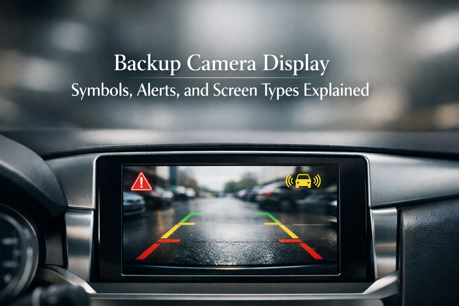 How to Interpret Backup Camera Screen Displays