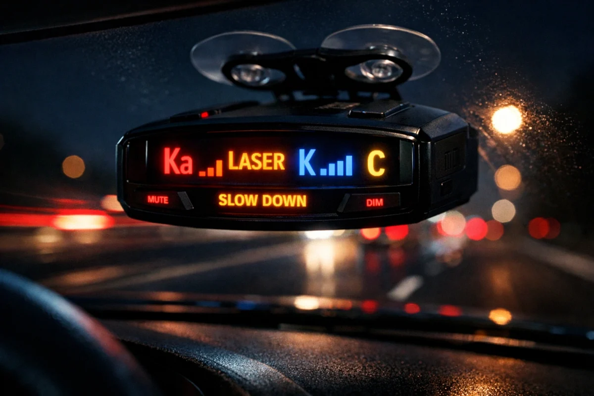 radar detector signal meanings explained
