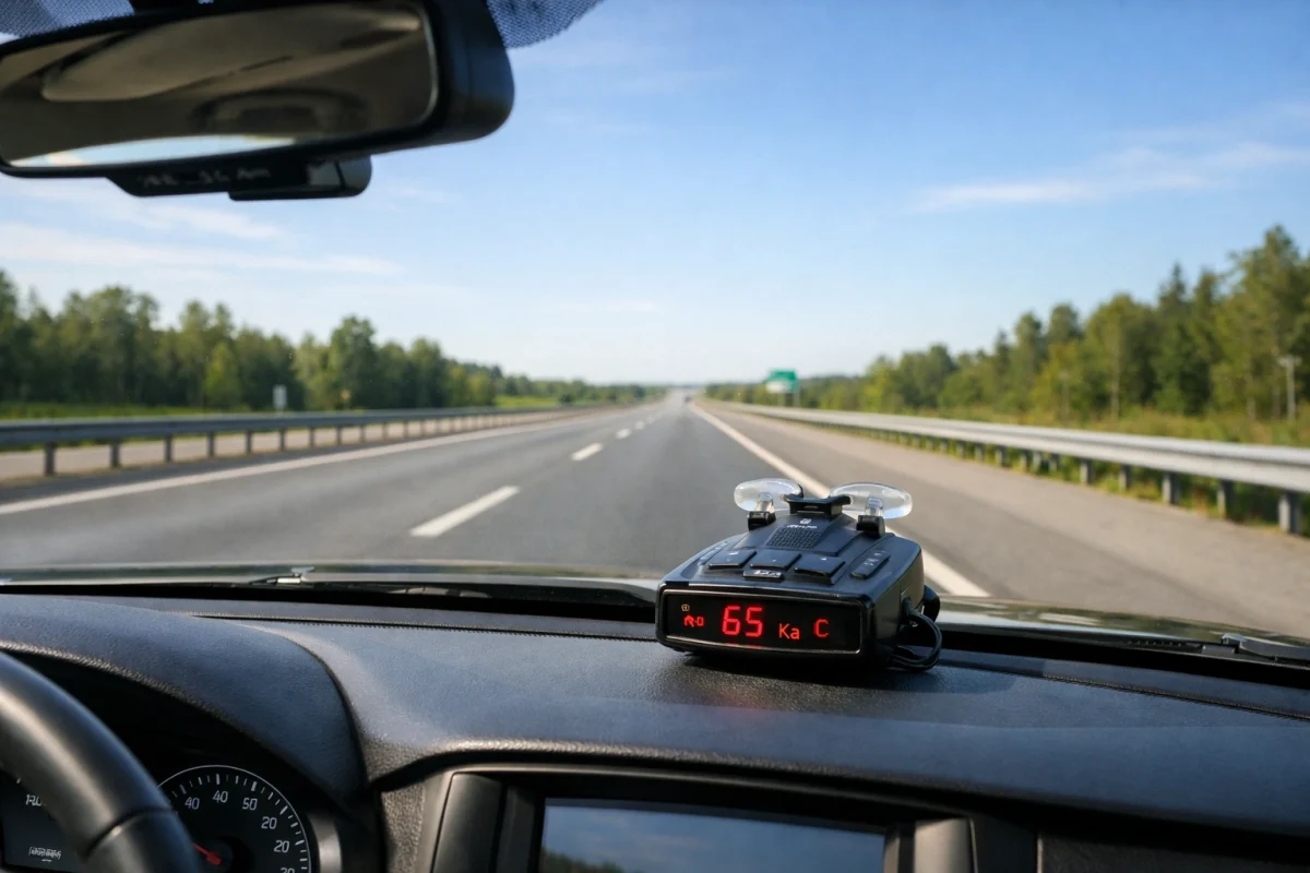 how to choose radar detector settings