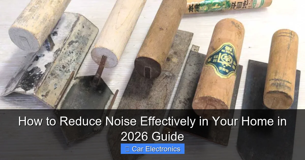 How to Reduce Noise Effectively in Your Home in 2026 Guide