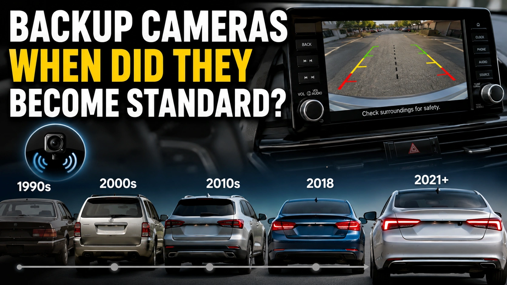 The First Backup Camera When Did Backup Cameras Become Standard in Cars: History, Regulations ...