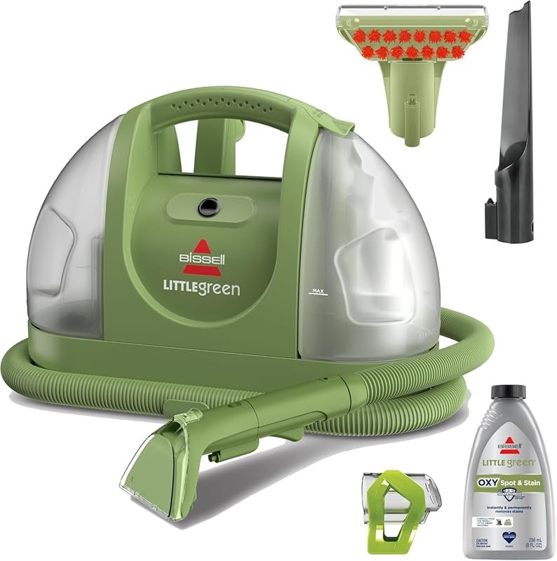 BISSELL Little Green 1400B Portable Multi-Purpose Carpet Cleaner with Specialty Tools
