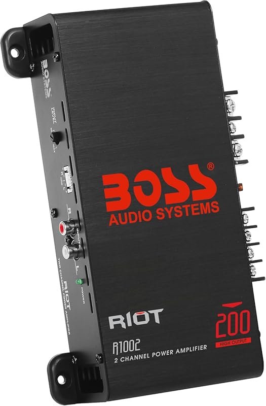BOSS Audio R1002 2-Channel Car Amplifier