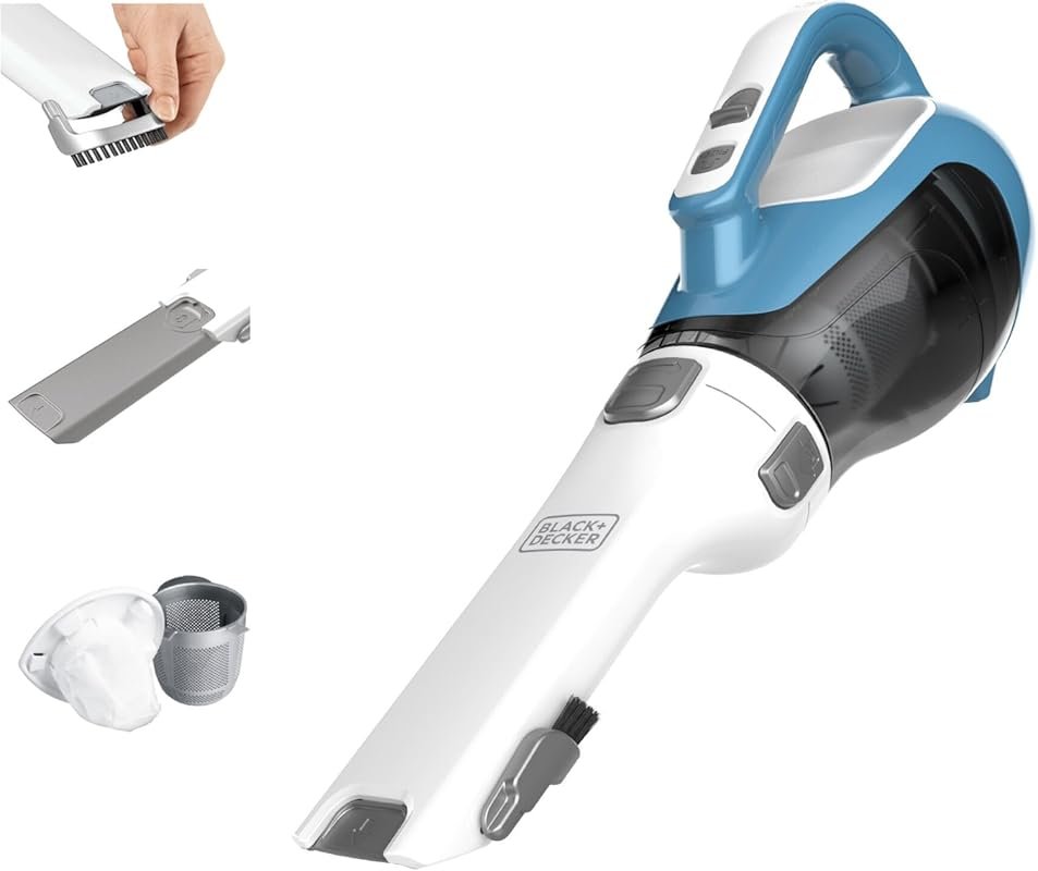 BLACK+DECKER Dustbuster AdvancedClean cordless handheld vacuum for vehicle use