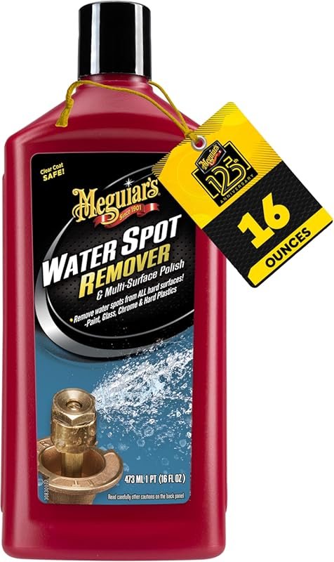 Meguiar's A3714 Water Spot Remover and Polish for Hard Surfaces, 16 oz