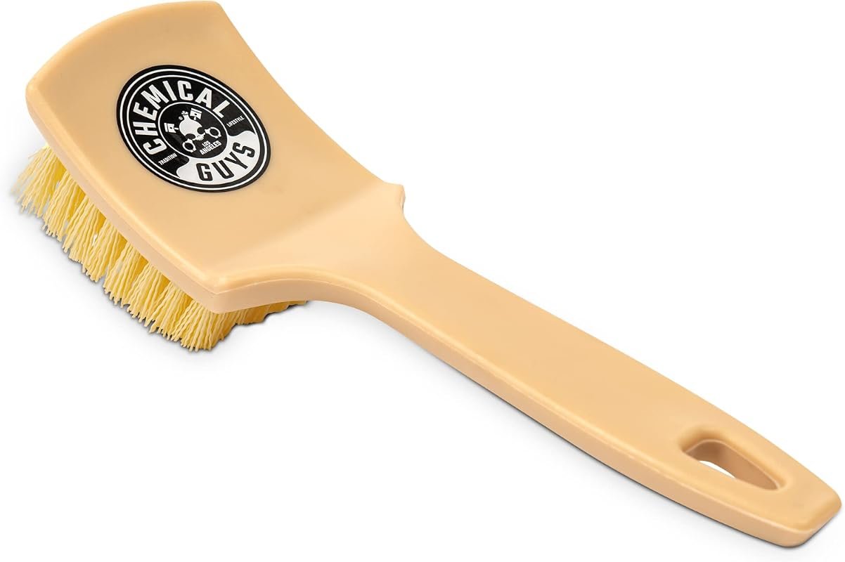 Chemical Guys Induro 7 heavy-duty carpet and upholstery brush