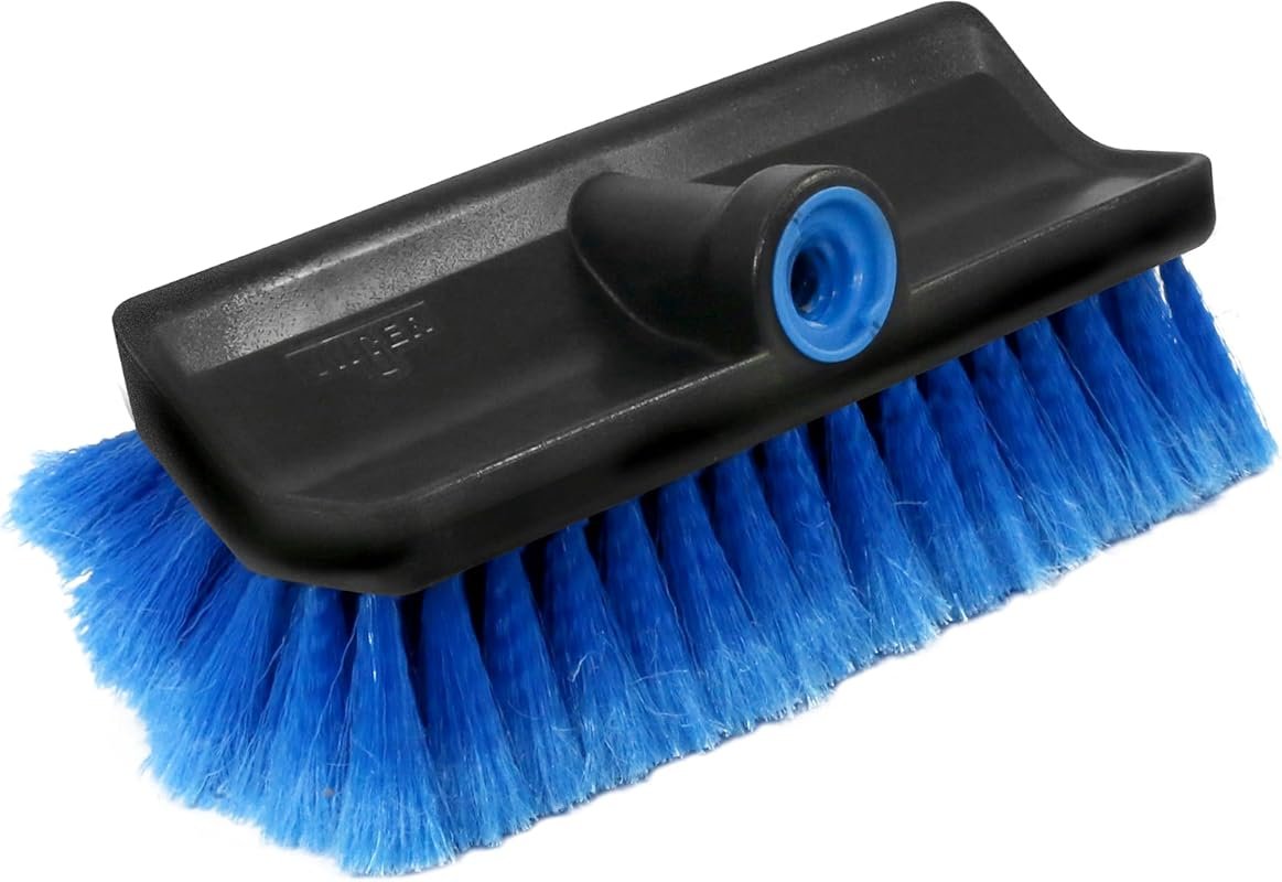 Unger Professional Lock-On HydroPower 10-Inch Bi-Level Soft Wash Brush