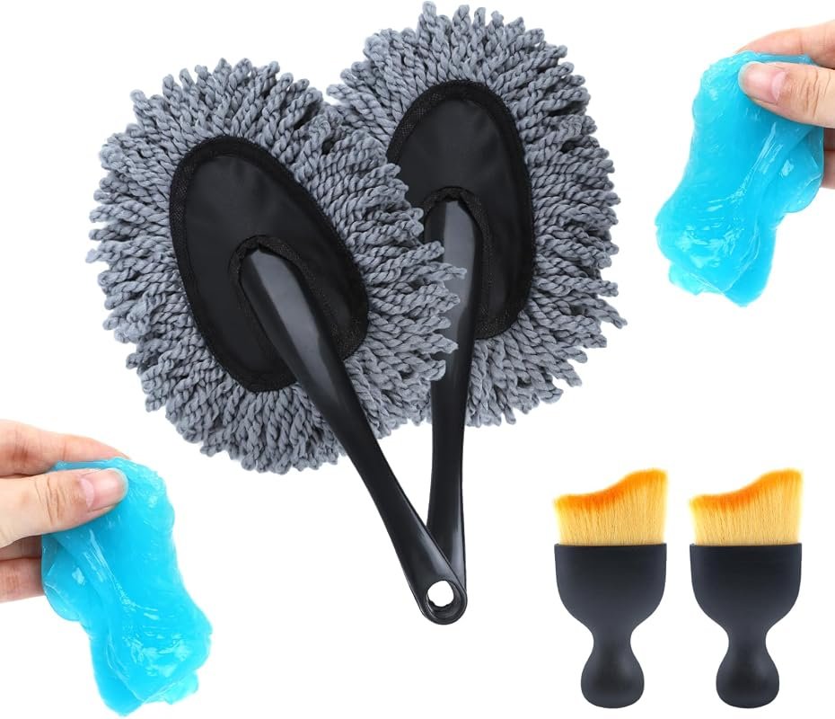 IPELY 6-Pack Car Cleaning Supplies Kit