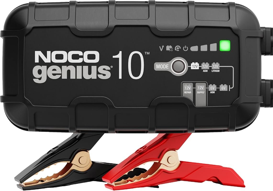 NOCO GENIUS10 10A Smart Battery Charger with maintainer and desulfator