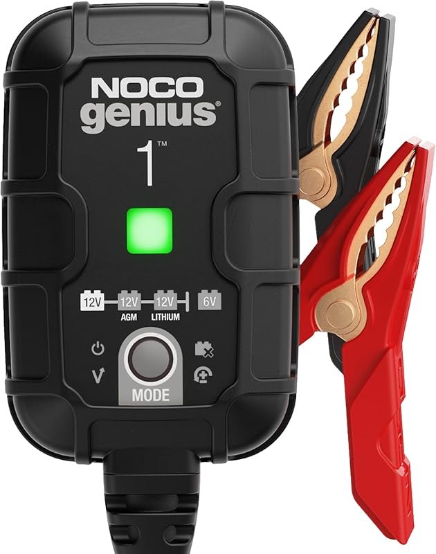 NOCO GENIUS1 1A Smart Battery Charger with maintainer and desulfator