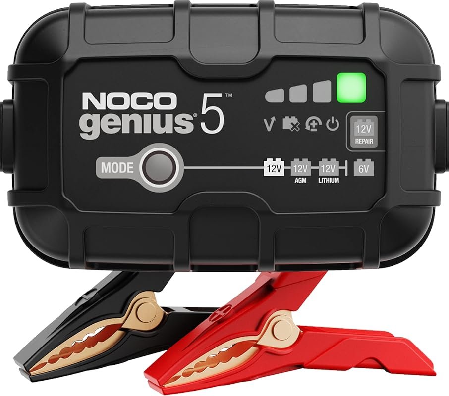 NOCO GENIUS5 5A Smart Battery Charger with maintainer and desulfator