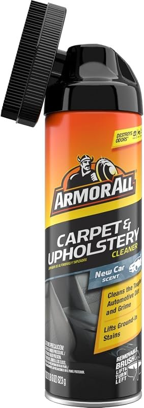 Armor All Carpet and Upholstery Cleaner Spray with scrub brush