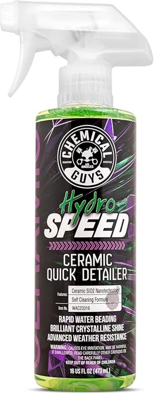 Chemical Guys HydroSpeed Ceramic Quick Detailer Spray, Slick Gloss, 16 oz