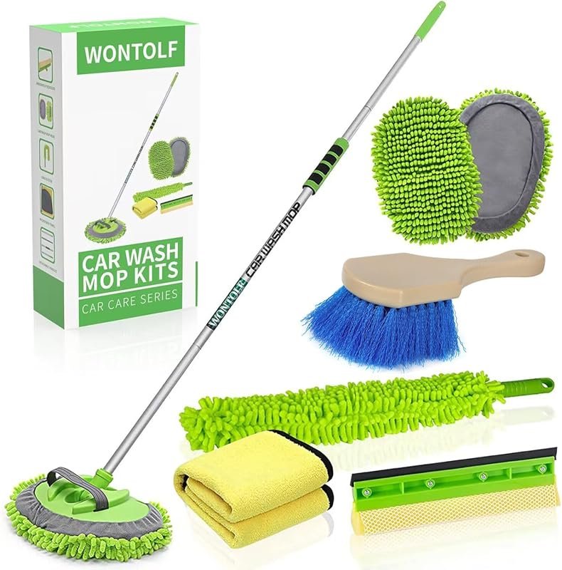 Wontolf 62-Inch Car Wash Brush Kit