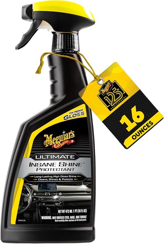Meguiar's Ultimate Insane Shine Protectant Spray for Vinyl, Rubber, and Plastic