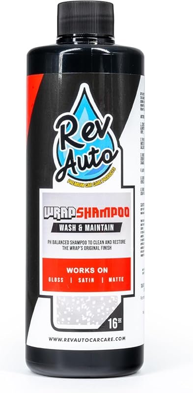 Rev Auto Wrap Shampoo for Vinyl Wraps