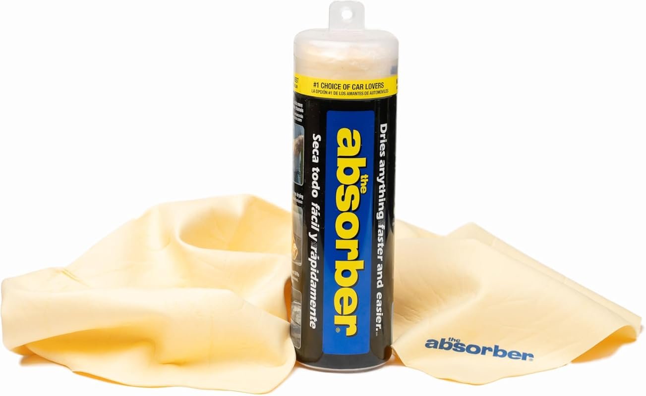 the absorber Large Synthetic Drying Chamois Cloth