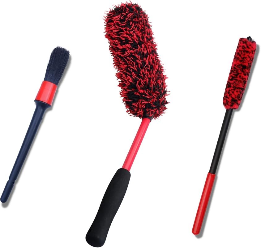 oesee 3-Pack Angled Wheel Brush Kit for brake dust cleaning