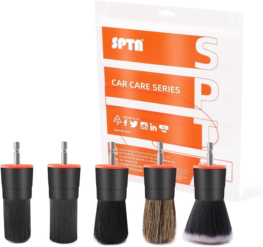 SPTA 5-Piece Drill Brush Attachment Set