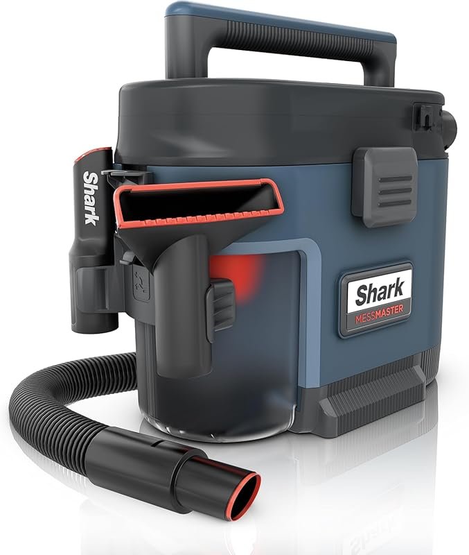 Shark MessMaster Portable Wet/Dry Vac for car spills