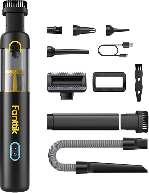 Fanttik Slim V8 APEX Cordless Car Vacuum with 19000Pa Suction for Pet Hair